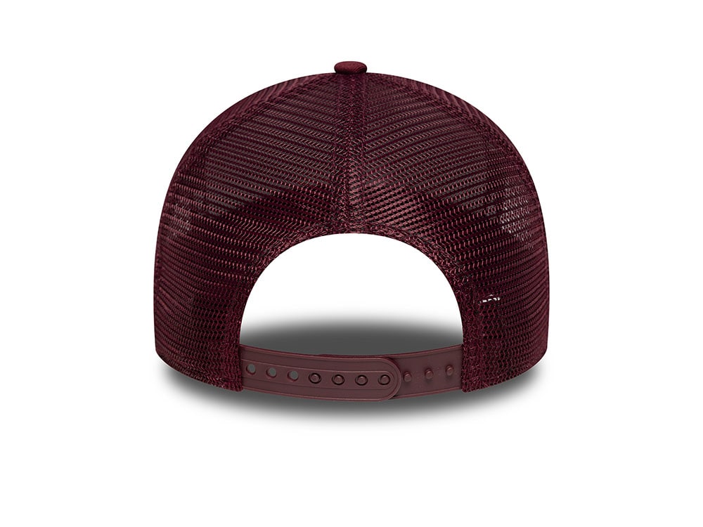 New Era Los Angeles Dodgers League Essential Maroon Edition 9Forty A Frame Trucker Snapback Cap