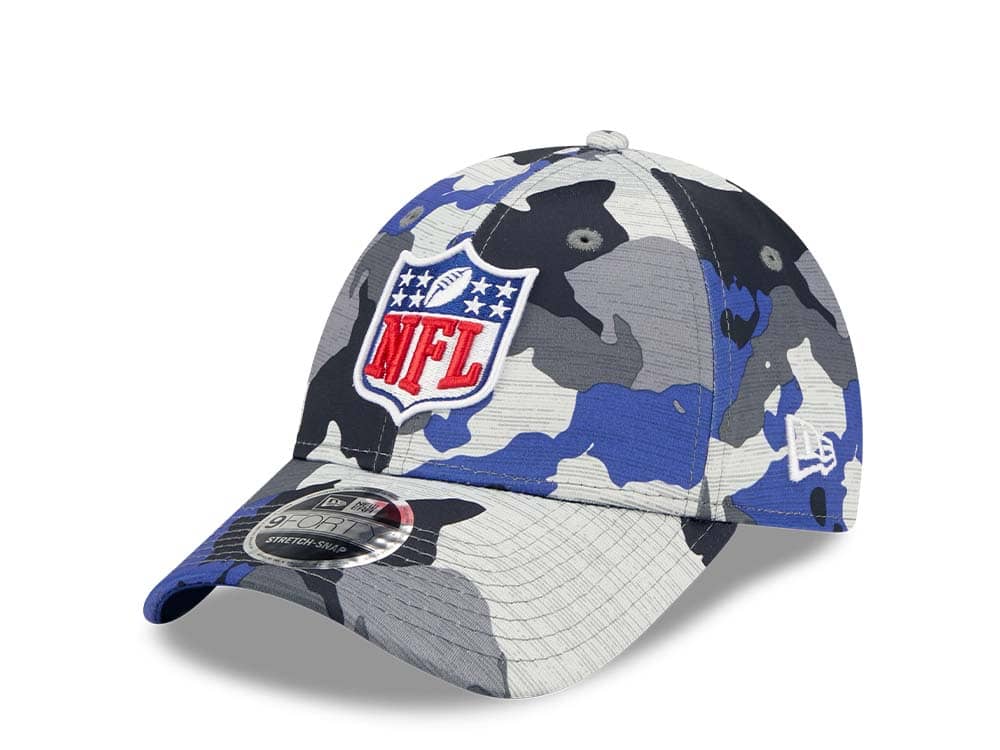 New Era NFL Logo NFL Training Camp 22 Camo 9Forty Stretch Snapback Cap
