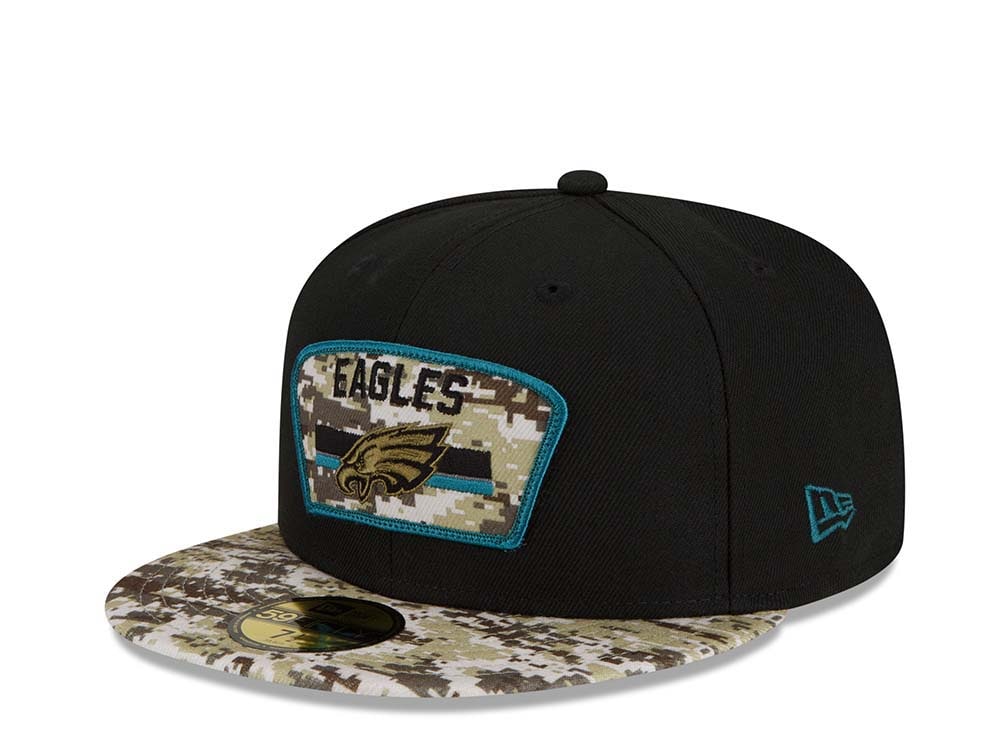 New Era Philadelphia Eagles Salute to Service 21 59Fifty Fitted Cap