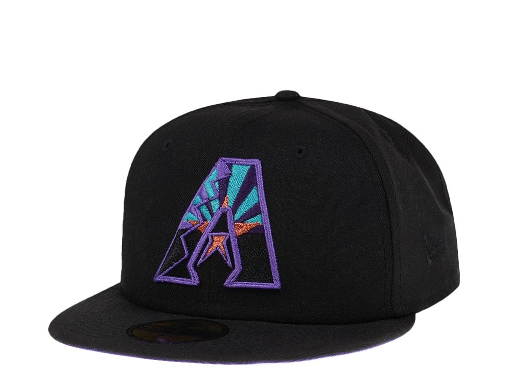 New Era Arizona Diamondbacks Black Purple Edition 59Fifty Fitted Cap