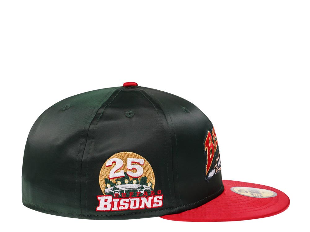 New Era Buffalo Bisons 25th Anniversary Satin Jacket Elite Edition 59Fifty Fitted Cap
