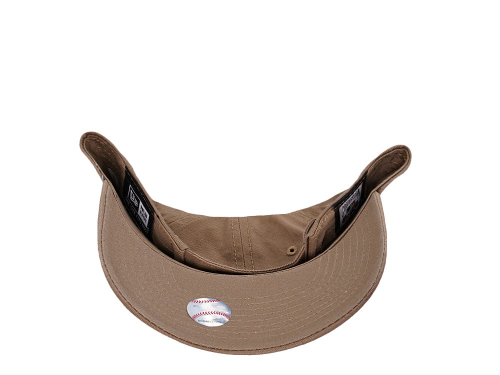 New Era Milwaukee Brewers Khaki Casual Classic Edition Strapback Cap