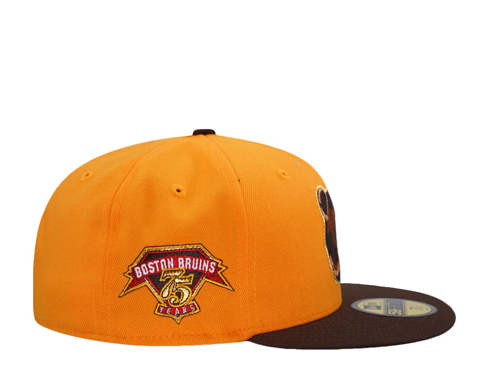 New Era Boston Bruins 75 Years Jersey Two Tone Prime Edition 59Fifty Fitted Cap