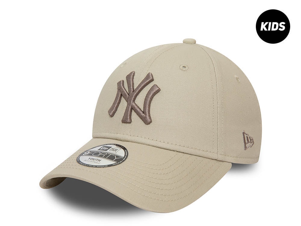 New Era New York Yankees League Essential Kids Stone 9Forty Strapback Cap