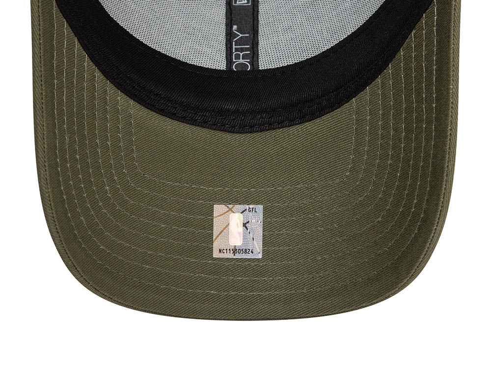New Era Los Angeles Lakers Team Outline Olive 9Forty Strapback Cap