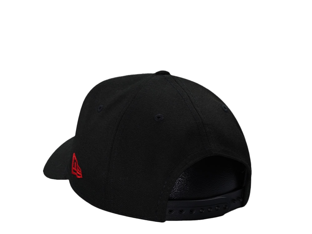 New Era Anaheim Angels 40th Anniversary Black and Red 9Forty A Frame Snapback Cap
