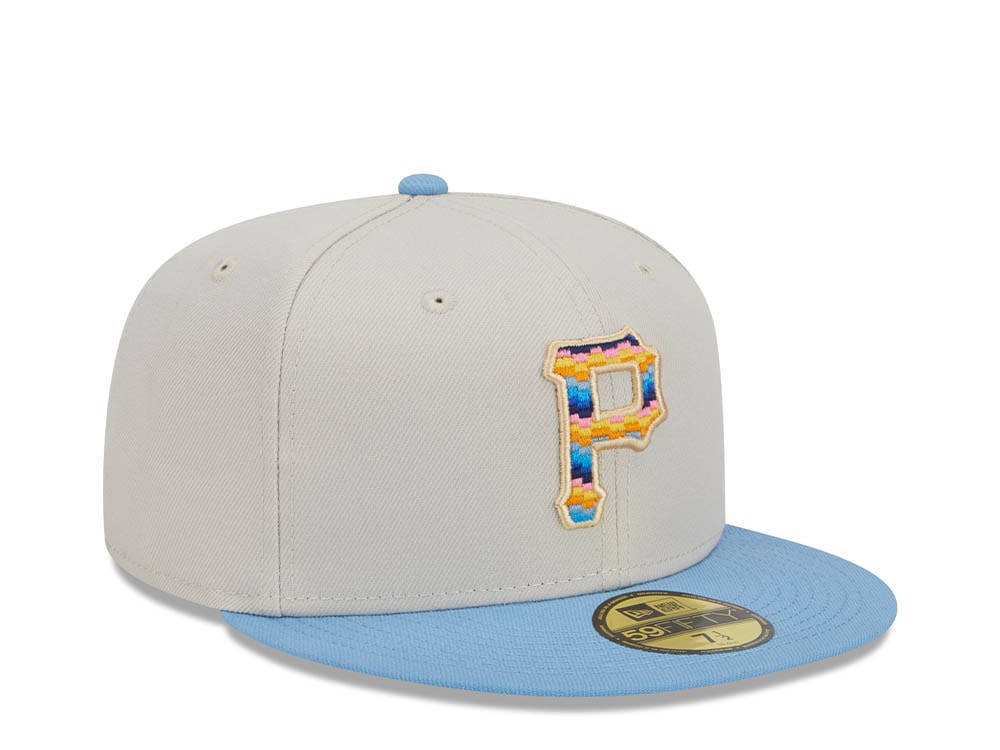 New Era Pittsburgh Pirates Beachfront Stone Two Tone Edition 59Fifty Fitted Cap