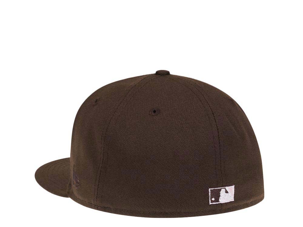 New Era Miami Marlins World Series 2003 Champions Coffee Pink Edition 59Fifty Fitted Cap