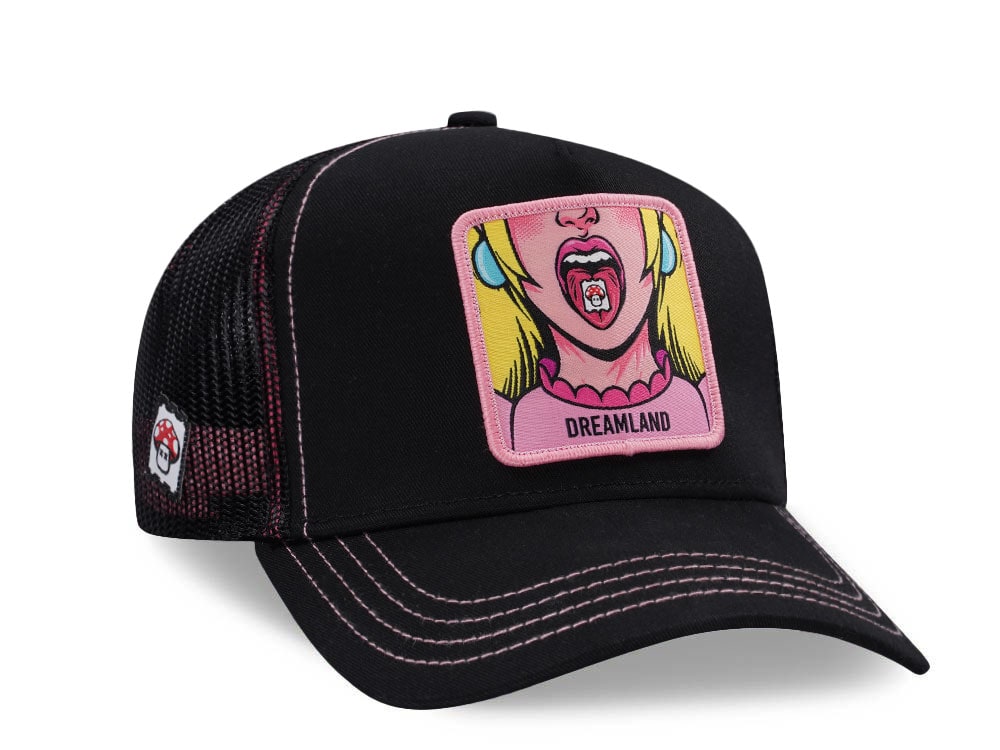 Capslab Cute Dreamland Black Trucker Snapback Cap