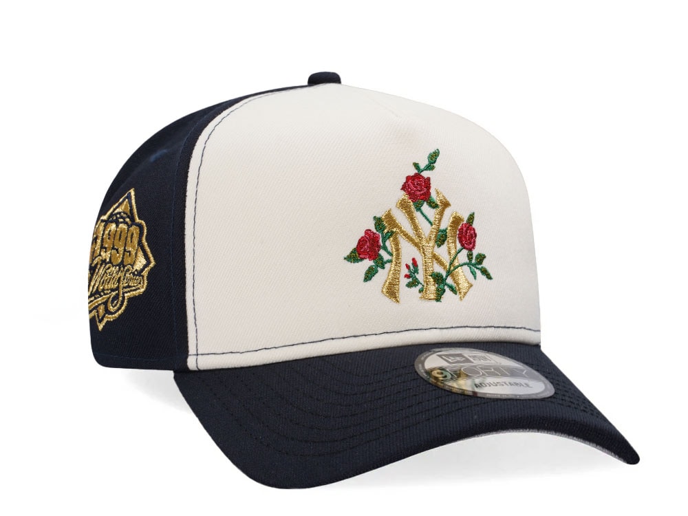 New Era New York Yankees World Series 1999 Gold Navy Two Tone 9Forty A Frame Snapback Cap