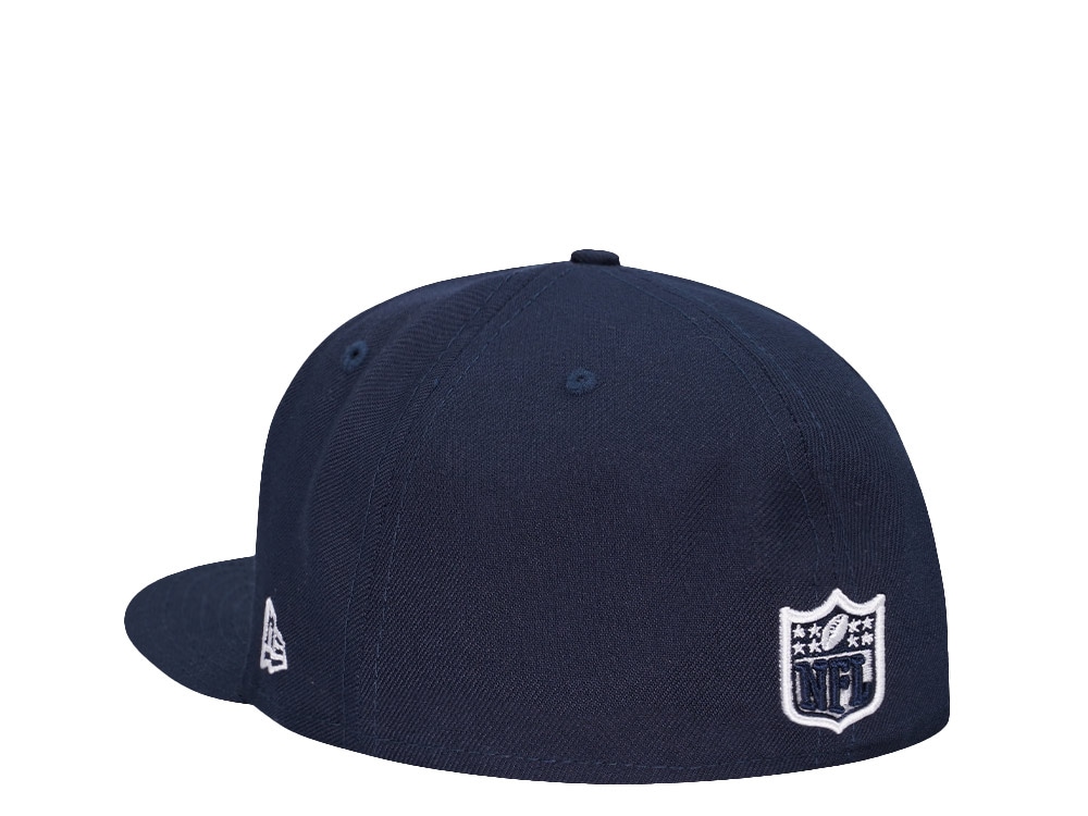New Era New England Patriots Navy Classic Edition 59Fifty Fitted Cap