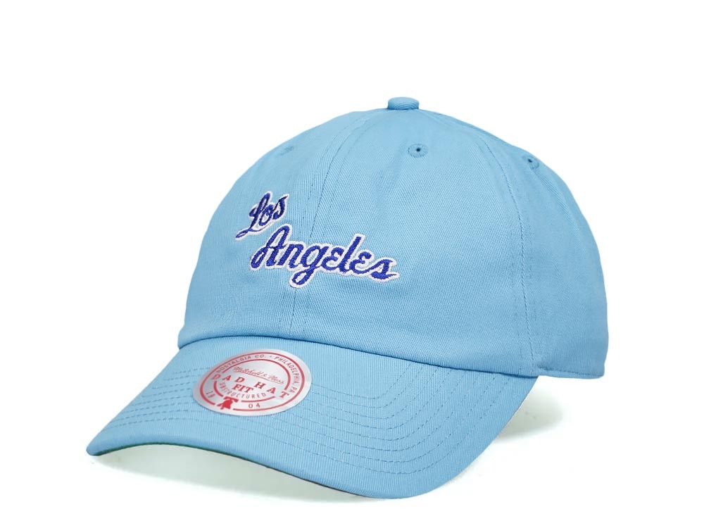 Mitchell & Ness Los Angeles Lakers Team Ground 2.0 Hardwood Classic Dad Strapback Cap