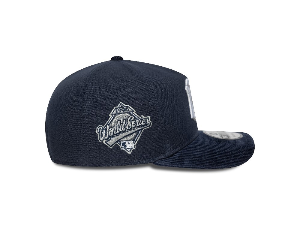 New Era New York Yankees Cooperstown Navy Cord Visor 19Twenty Snapback Cap