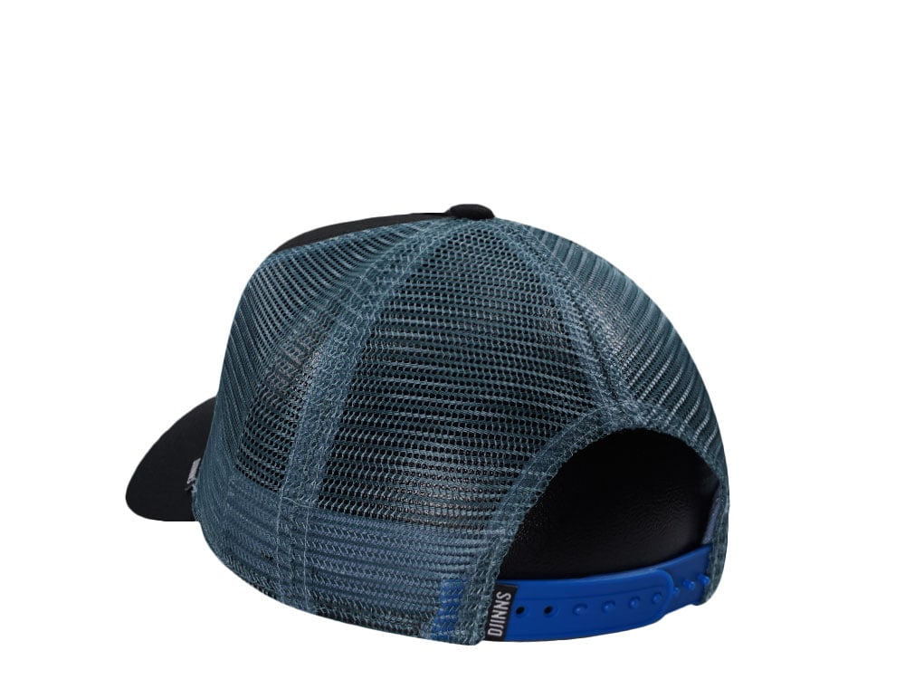 Djinns Flowers Black Trucker Snapback Cap