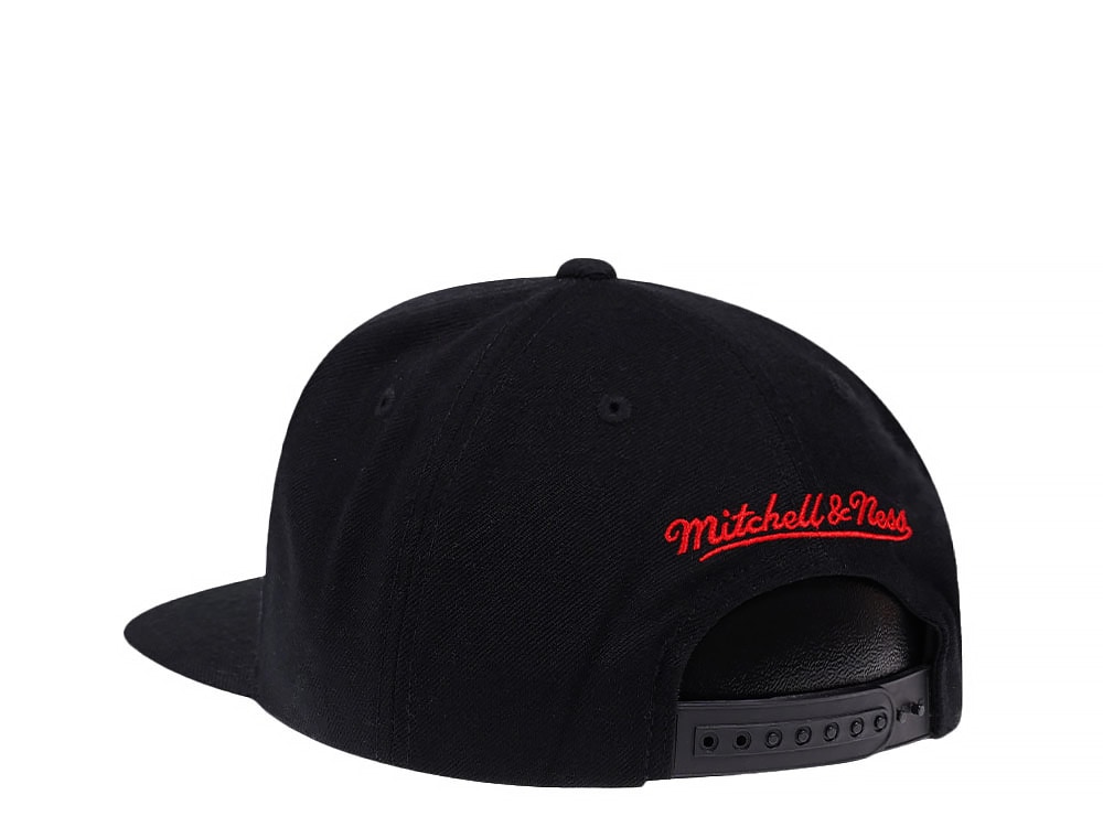 Mitchell & Ness Houston Rockets Wool Solid Snapback Cap