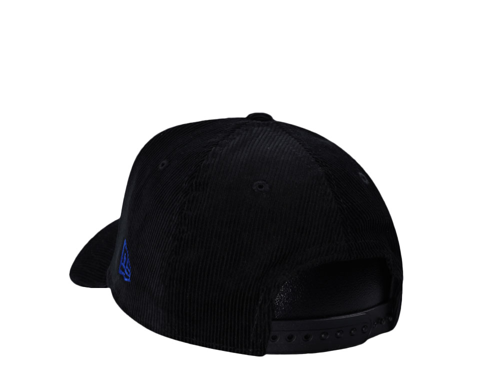 New Era New York Mets 40th Anniversary Black Throwback Corduroy Edition 9Forty A Frame Snapback Cap