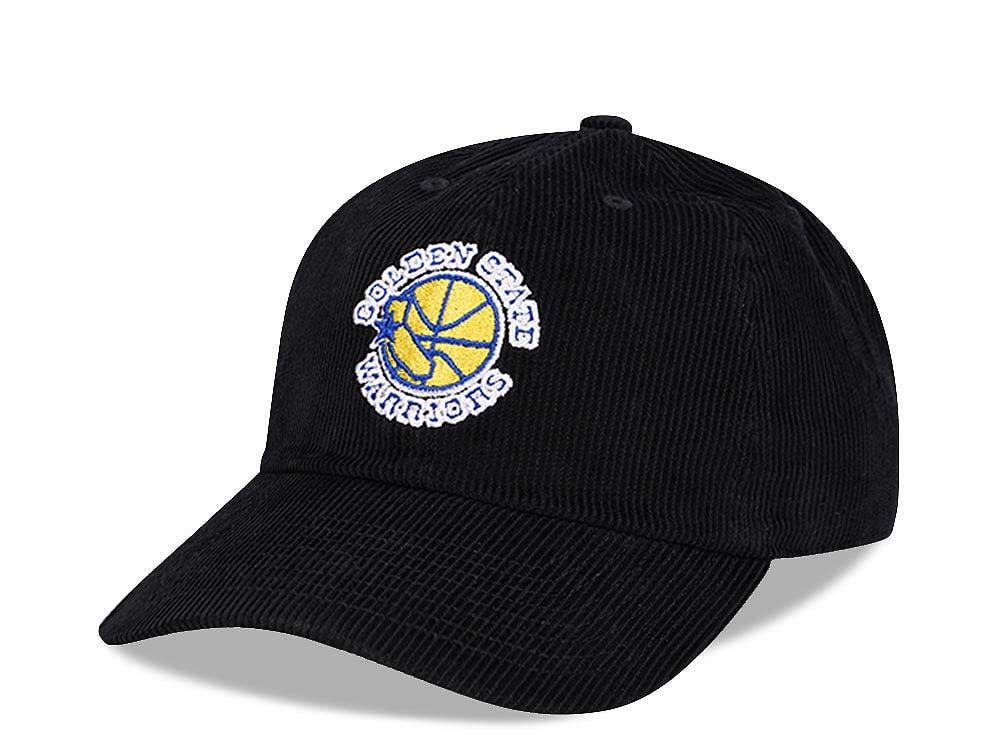 Mitchell & Ness Golden State Warriors Cord Dad Hardwood Classic Strapback Cap