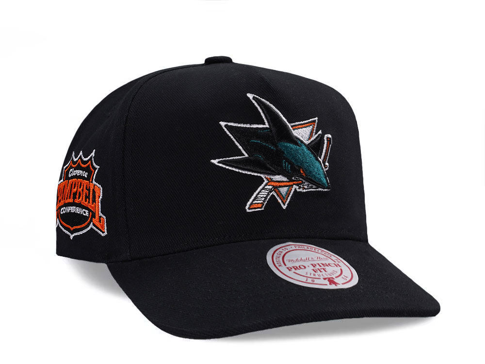 Mitchell & Ness San Jose Sharks Nostalgic 2.0 Pro Crown Snapback Cap