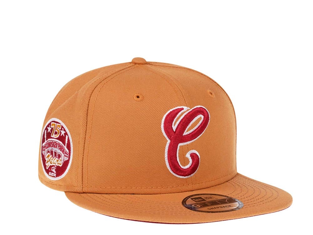 New Era Chicago White Sox 75 Years Comiskey Park Panama Tan Edition 9Fifty Snapback Cap
