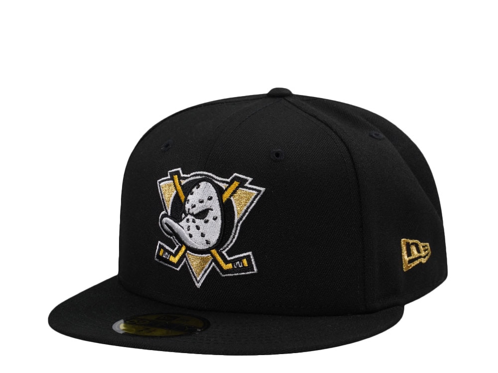 New Era Anaheim Ducks Classic Black Prime Edition 59Fifty Fitted Cap