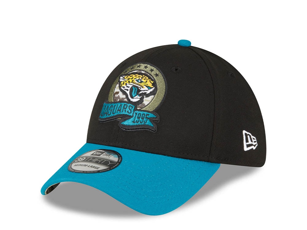 New Era Jacksonville Jaguars Salute to Service 2022 39Thirty Stretch Cap
