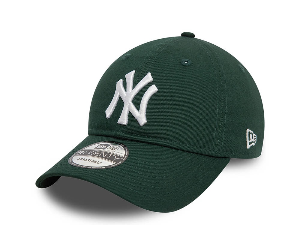 New Era New York Yankees League Essential Dark Green 9Twenty Strapback Cap