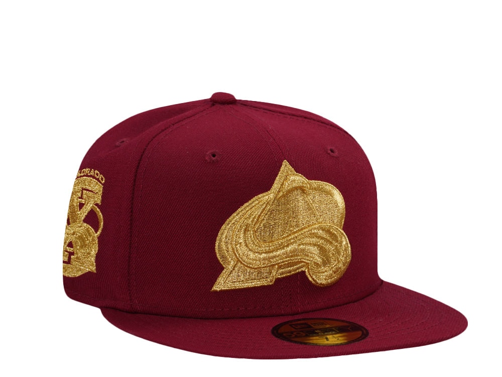 New Era Colorado Avalanche 10 Seasons 24K Maroon Prime Edition 59Fifty Fitted Cap