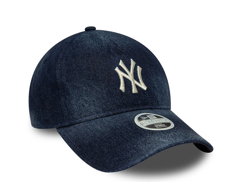 New Era New York Yankees Denim Navy 9Twenty A Frame Strapback Cap