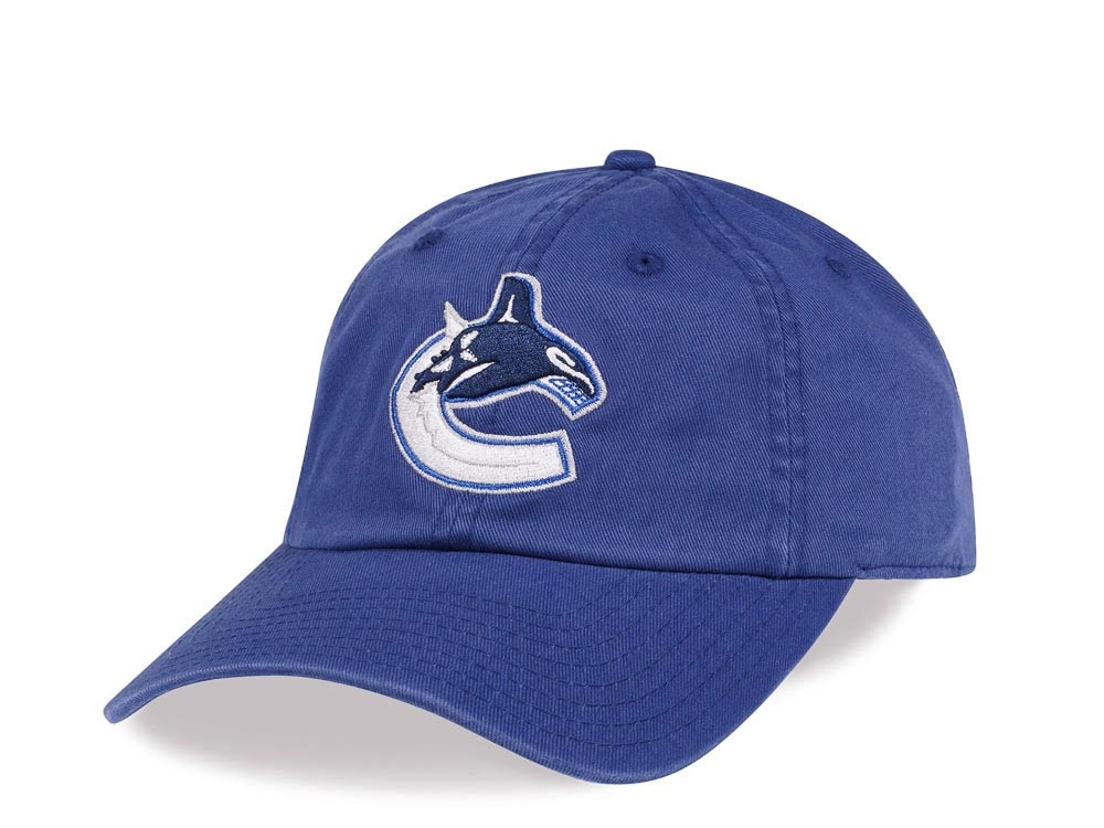 American Needle Vancouver Canucks Navy Casual Strapback Cap