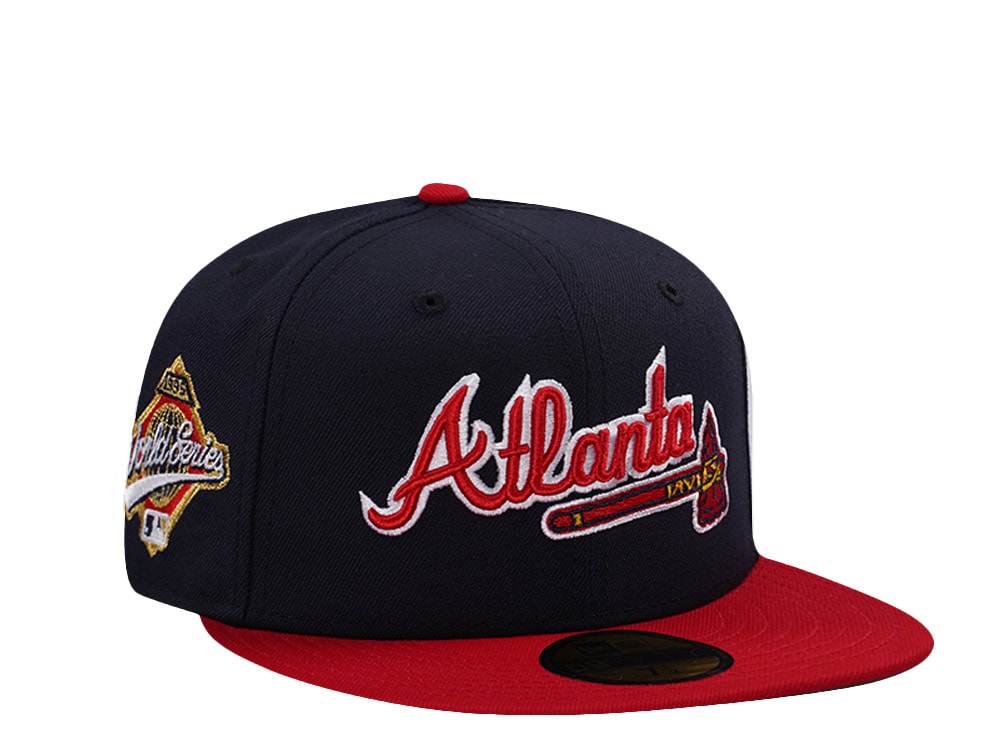 New Era Atlanta Braves World Series 1995 Navy Two Tone Edition 59Fifty Fitted Cap