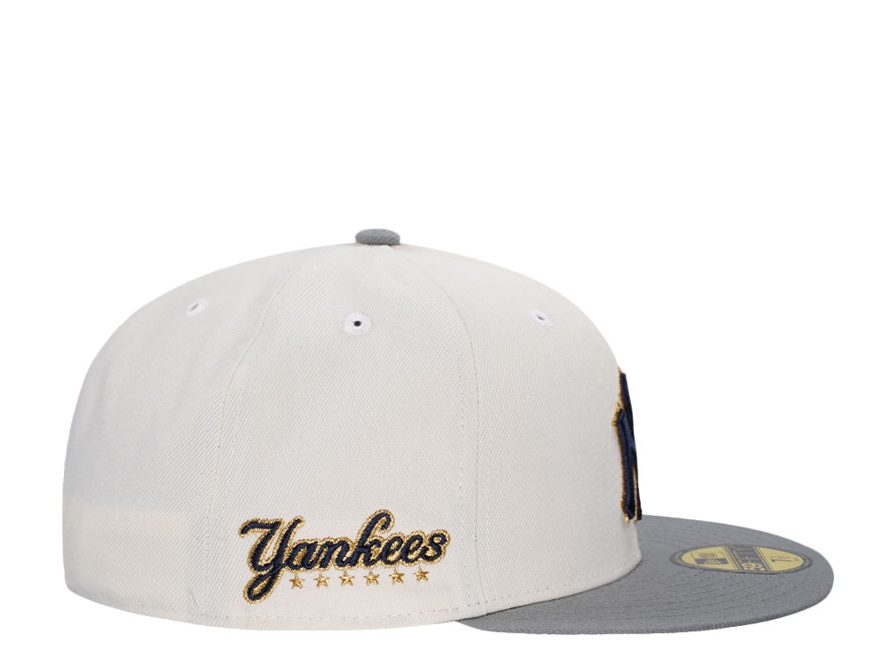 New Era New York Yankees Chrome Gold Two Tone Edition 59Fifty Fitted Cap
