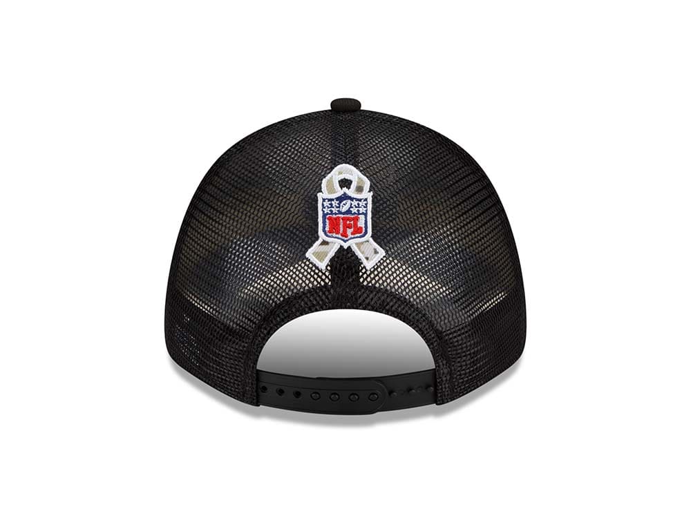 New Era Carolina Panthers Salute to Service 21 9Forty Trucker Snapback Cap