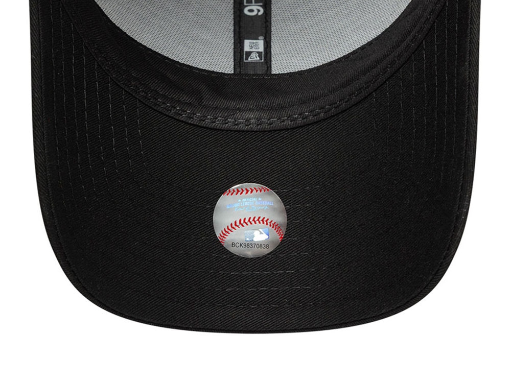 New Era Atlanta Braves Faux Pony Infill Black 9Forty Strapback Cap