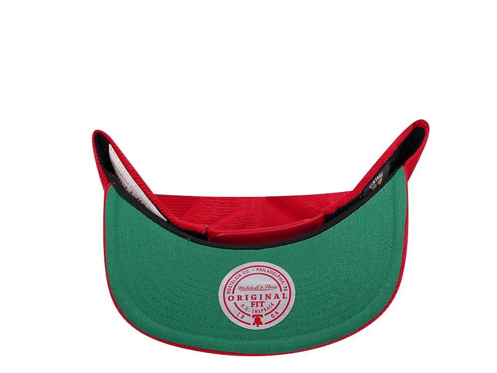 Mitchell & Ness New Jersey Devils Red Cord Vintage Snapback Cap