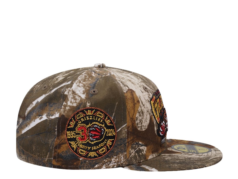New Era Memphis Grizzlies 30 Seasons Real Tree Metallic Prime Edition 59Fifty Fitted Cap