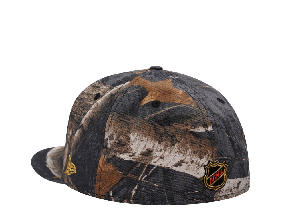New Era Anaheim Ducks 25th Anniversary Black Realtree APX Prime Edition 59Fifty Fitted Cap