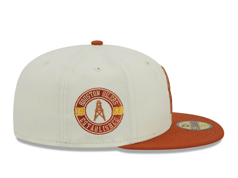 New Era Houston Oilers Est 1980 City Icon Two Tone 59Fifty Fitted Cap