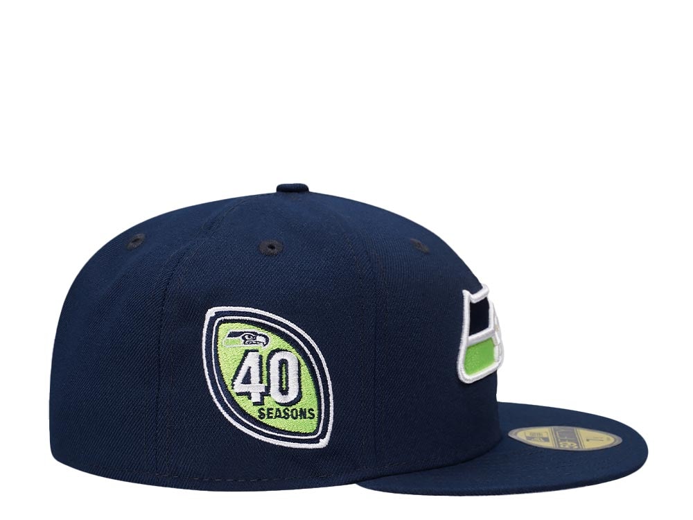 New Era Seattle Seahawks 40 Seasons Classic Prime Edition 59Fifty Fitted Cap