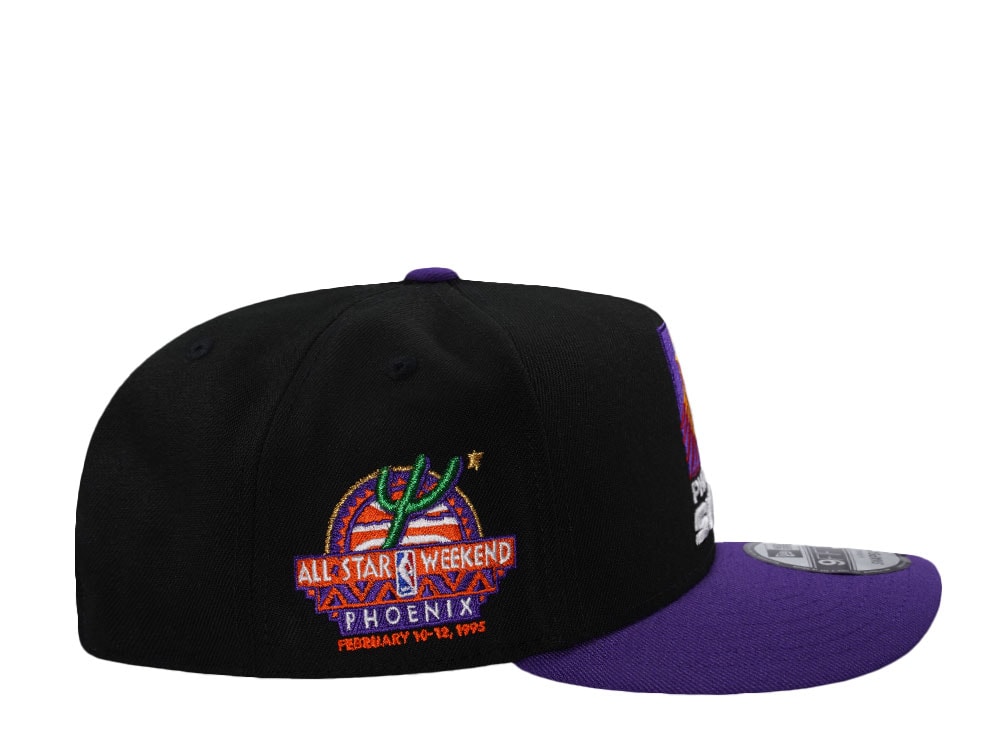 New Era Phoenix Suns All Star Weekend 1995 Black Two Tone Edition 9Fifty A Frame Snapback Cap