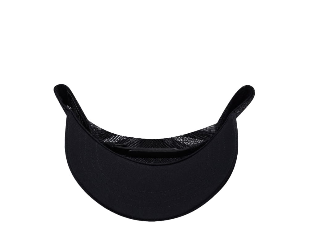 Von Dutch Oval Patch Black on Black Edition Trucker Snapback Cap