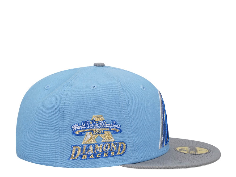 New Era Arizona Diamondbacks World Series Champions 2001 Ice Gold Two Tone Edition 59Fifty Fitted Cap
