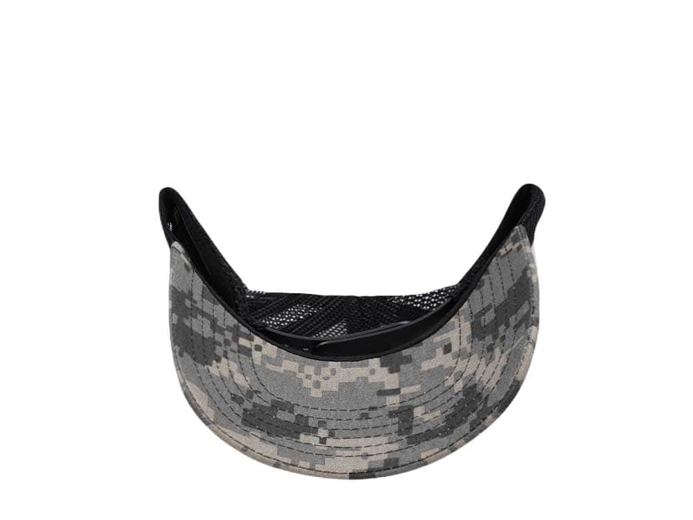 John Deere Digi Twill Mesh Logo Camouflage Black Trucker Snapback Cap