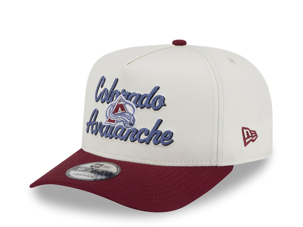 New Era Colorado Avalanche Chainstitch 9Fifty A Frame Snapback Cap
