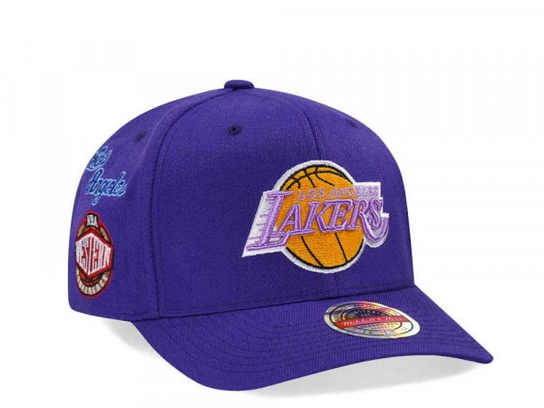 Mitchell & Ness Los Angeles Lakers NBA Home Town Classic Red Snapback Cap