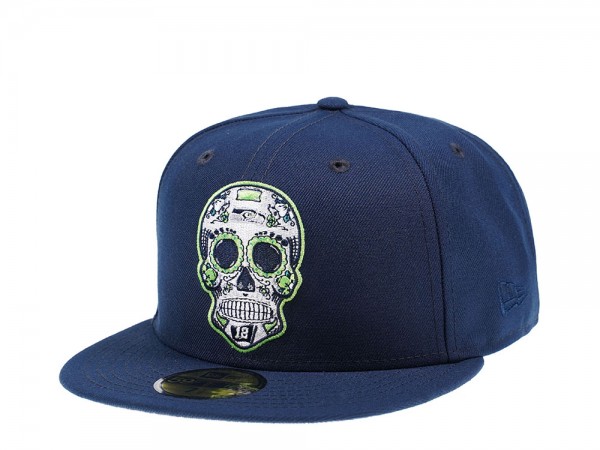 New Era Seattle Seahawks Skull Edition 59Fifty Fitted Cap