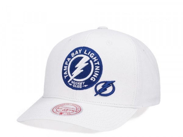 Mitchell & Ness Tampa Bay Lightning All in Pro White Snapback Cap