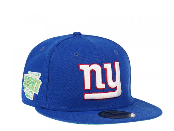 New Era New York Giants Citruspop Patch Super Bowl XLII 59fifty Fitted Cap
