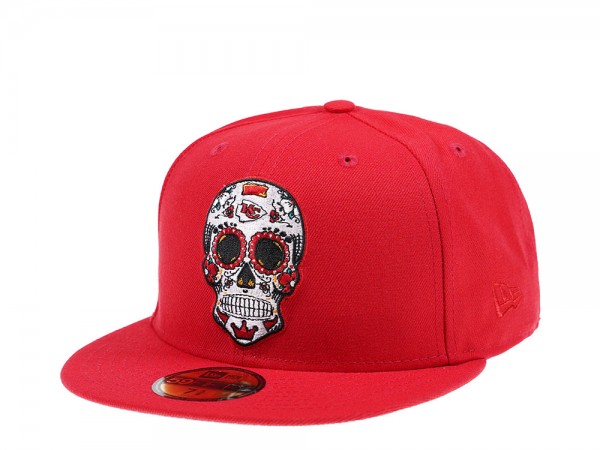 New Era Kansas City Chiefs Skull Edition 59Fifty Fitted Cap