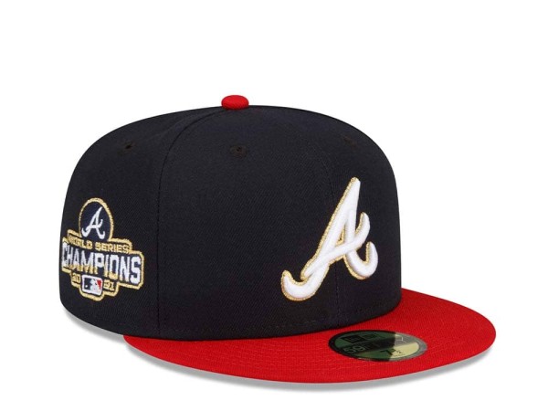 New Era Atlanta Braves World Series Champions 2021 59Fifty Fitted Cap