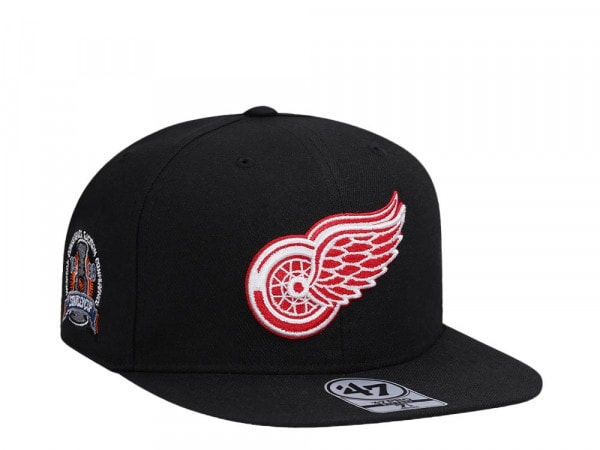 47Brand Detroit Red Wings Stanley Cup 1998 Vintage Black 47Pro Fitted Cap
